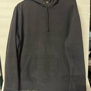 Tek Gear Ultrasoft Fleece Black Pullover Hoodie Men’s XL Kangaroo Pocket